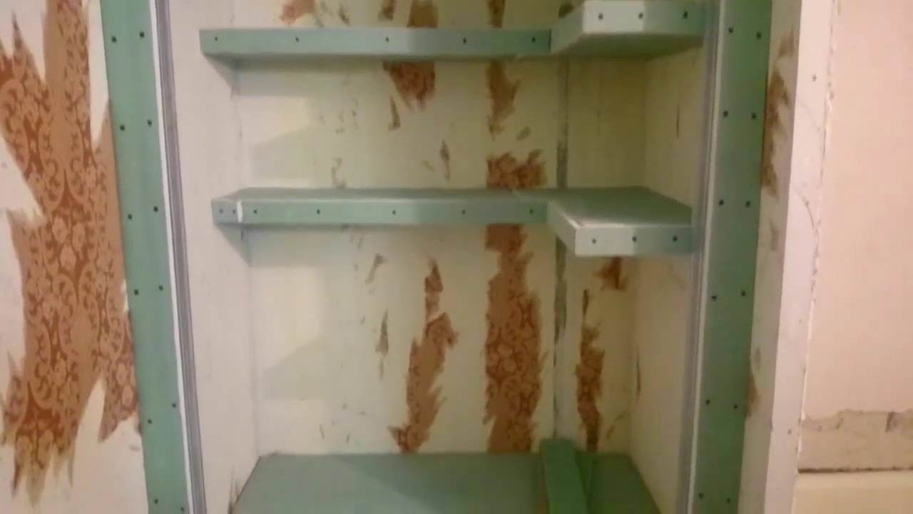 Изготовление шкафа из гипсокартона своими руками