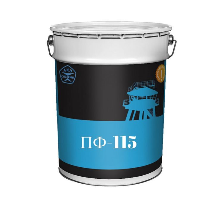 Краска-эмаль ПФ 115 и ее расход на 1 м2