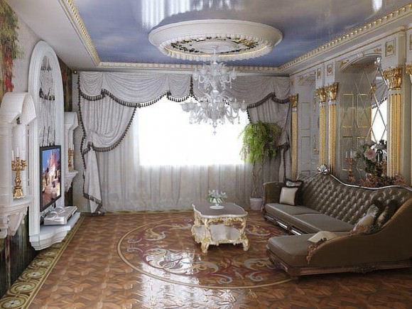 Шторы в гостиную — фото идеи