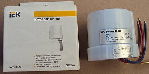 Выбор фотореле для уличного освещения